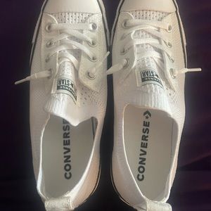 Brand New Womens White Converse.